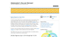 Desktop Screenshot of greekgeek.mythphile.com